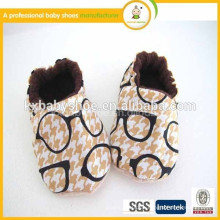 Preiswerte weiche Babyschuhe Großhandelsschuhgewebebaby moccasins neue Art nette Druck lustige Babyschuhe